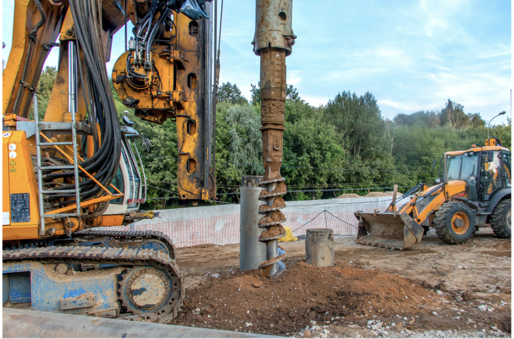 การลงเสาเข็มไมโครไพล์