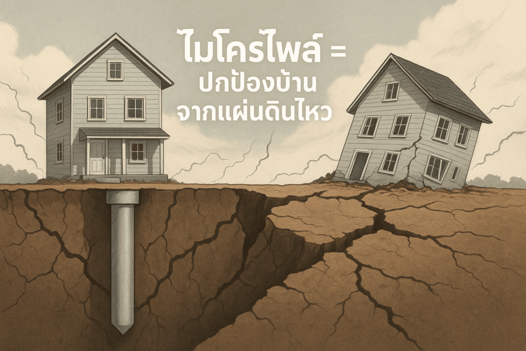 แผ่นดินไหวในไทย เตือนใจเจ้าของบ้าน ทำไม “เสาเข็มไมโครไพล์” ถึงจำเป็นมากในยุคนี้ ?